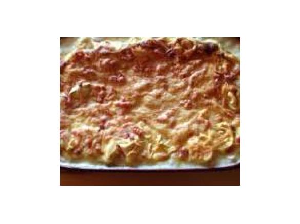 Ofentortellini in Schinken Sahne Soße Tortellini