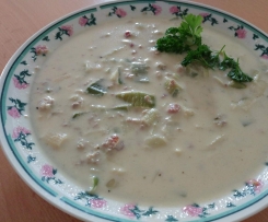 Lauch-Käse-Hackfleisch Suppe TM 5