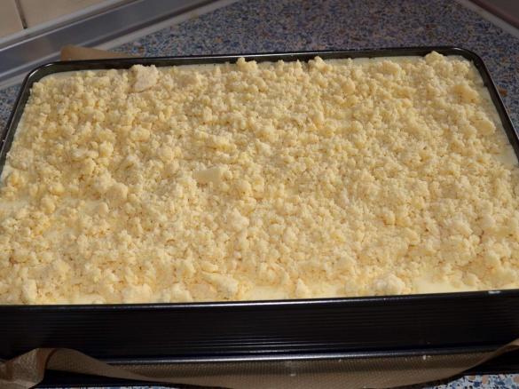 Quark-Mohnkuchen mit Streusel vom Blech