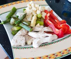 Hänchen Spargel Teller nach SWK