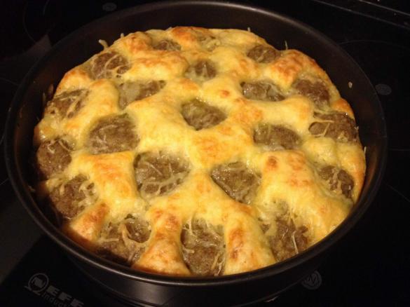 Hackbällchen Torte