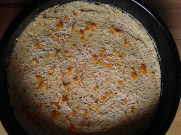 Orangen-Mango-Tarte, vegan und ohne Zucker