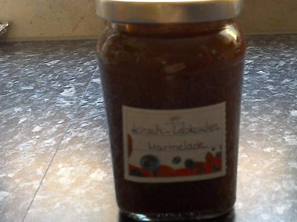 Lebkuchen-Kirsch-Marmelade
