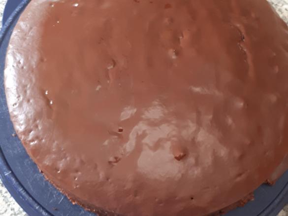 Schokokuchen mit Aprikosenmarmelade