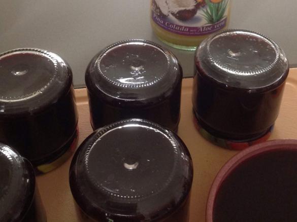 Variation von Holunderbeerengelee