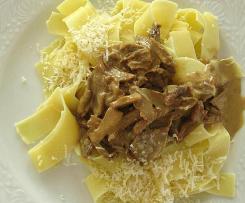 Pasta mit Steinpilzen