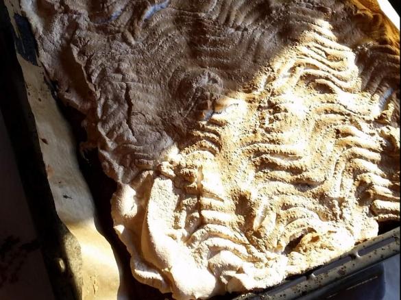 Rhabarberkuchen mit Baiser vom Blech