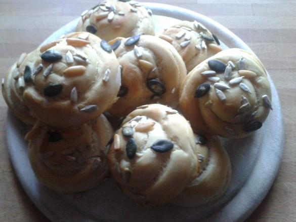 Dinkel-Laugen-Schnecken