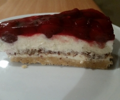 Kirschtorte - Philadelphia Keksboden