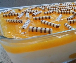 Maracuja-Pfirsich-Dessert