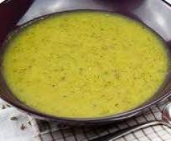 Zucchini-Suppe mit Kartoffeln