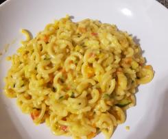 Zucchini-Paprika-Sahne-Nudeln ala Uwe