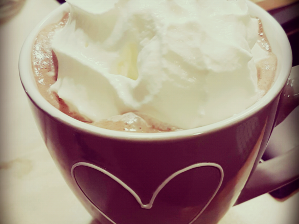 Heiße Nougatschokolade