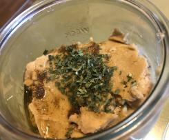 Hummus mit roten Linsen