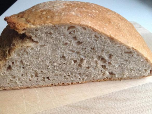 Genetztes Bauernbrot (Pfünder´le über Nacht)