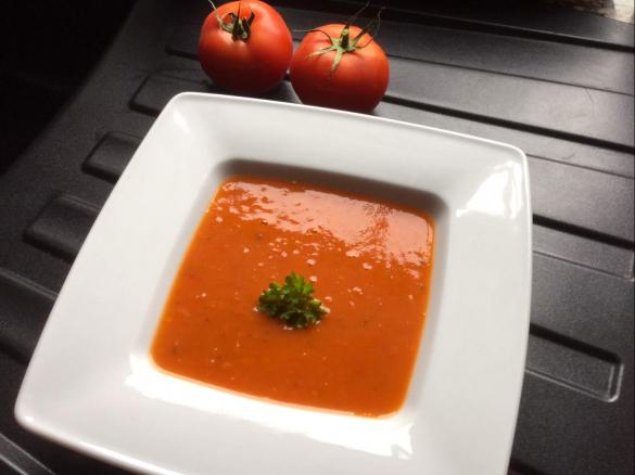 Vegane Tomatencremesuppe