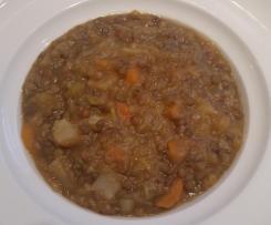Linsensuppe - vegan und ww-geeignet