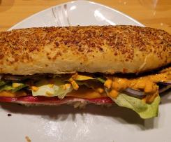 Baguette mit Parmesan und Oregano wie bei Subway
