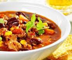 Variation von Chili con Carne mit Schinkenspeck