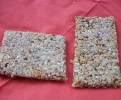 Müsliriegel - einfach und schnell, auch ohne Backen  möglich