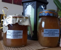 Tina`s                     weihnachtliches Quittengelee