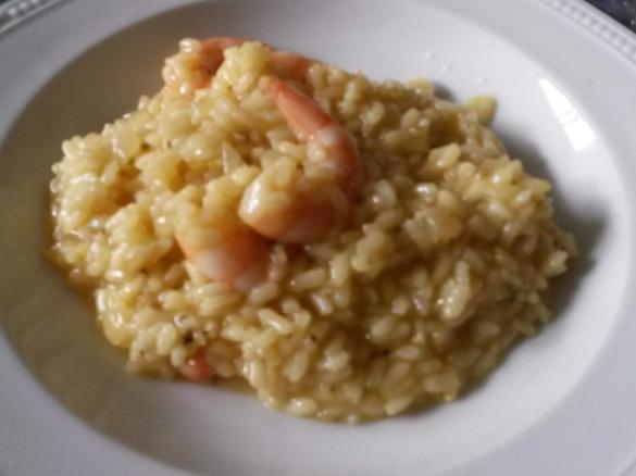 Risotto mit Garnelen