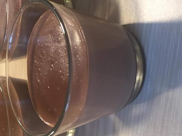 Schokopudding mit Minze 