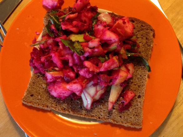 Matjessalat mit einem Hauch Asien