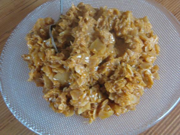 Weisskohl in Erdnuss-Sauce