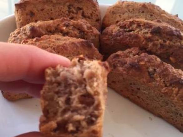 zarte gebackene Müsli-Happen