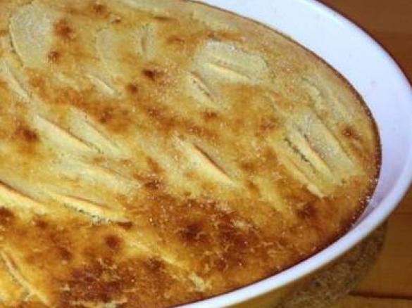 Grieß - Quark - Apfel - Auflauf