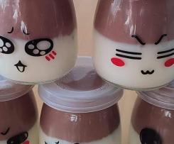 Schoko-Vanille-Pud­ding