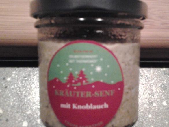 Kräuter-Senf mit Knoblauch und Ingwer