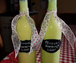 Pfirsich-Maracuja-Likör