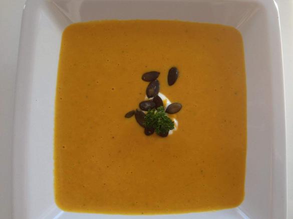Kürbiscremesuppe einfach und lecker