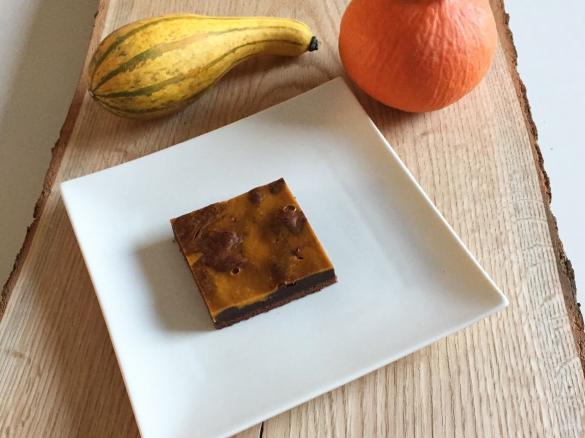 Kürbisbrownie
