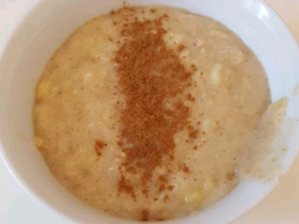 Apfel-Bananen-Porridge mit Zimt, WW-tauglich