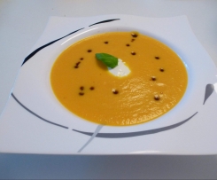 Karotten Ingwer Cremesuppe