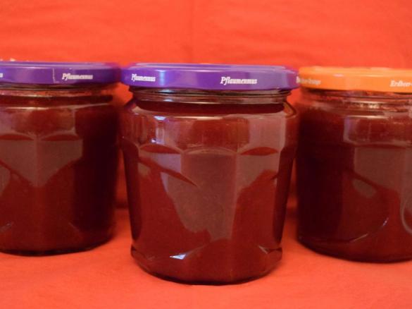Kirschmarmelade Rhabarbermarmelade 3:1, TM5 