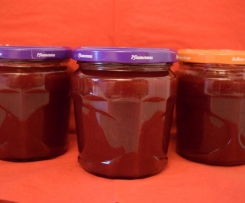 Kirschmarmelade Rhabarbermarmelade 3:1, TM5 