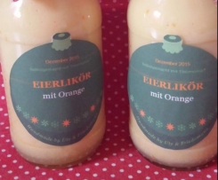 Eierlikör mit Orangengeschmack