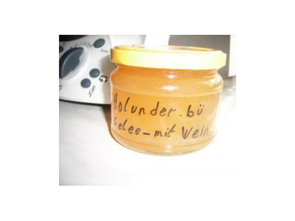 René s Holunderblüteen - Gelee mit weiß Wein ...
