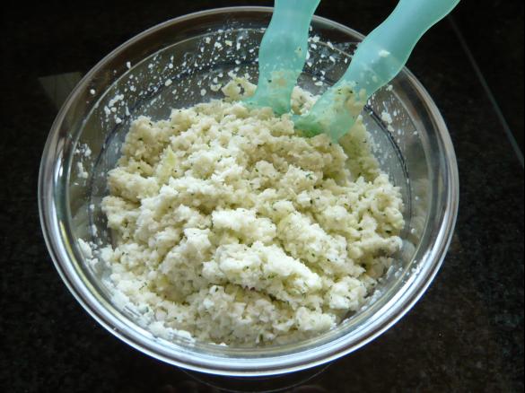 Variation von Kohlrabi-Salat