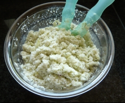 Variation von Kohlrabi-Salat