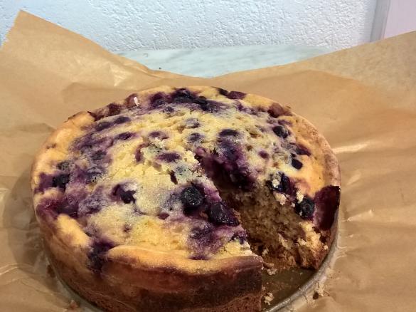 Buttermilch-Blaubeerkuchen
