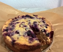 Buttermilch-Blaubeerkuchen