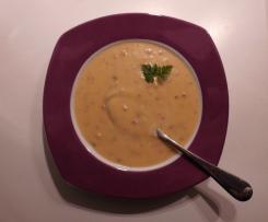 Steckrübeneintopf mit Sahne und Hackfleisch