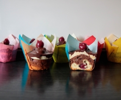 Donauwellen-Cupcakes