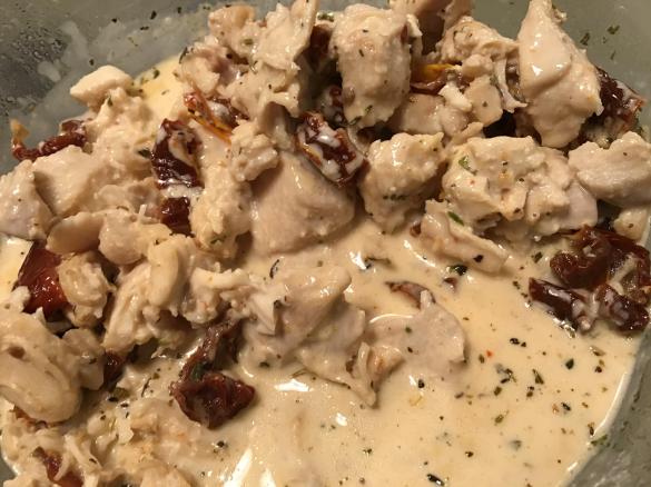 Hähnchen  Toskana Art - Keto und Low Carb