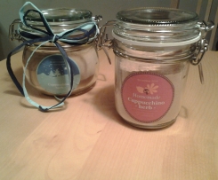 Cappuccino-Pulver herb mit wenig Zucker